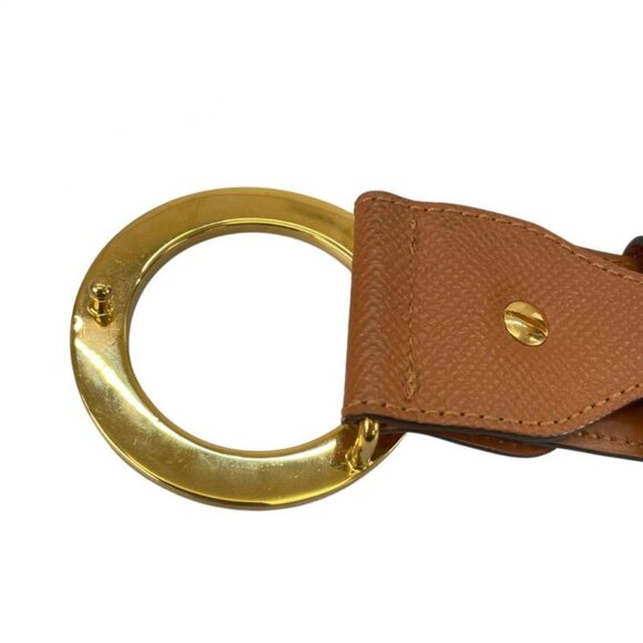 Bvlgari Leather Brown Belt Gold main image 8